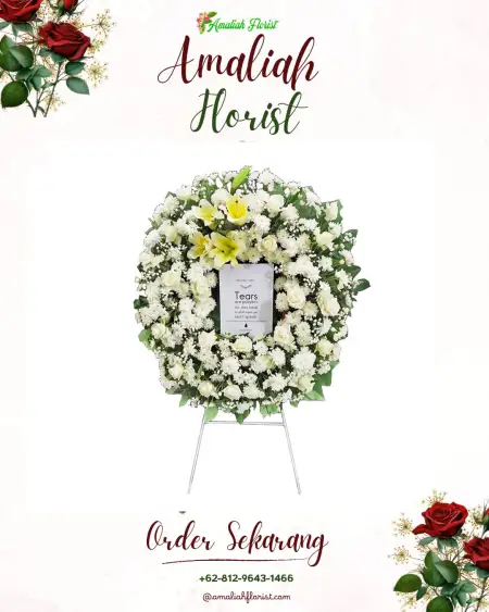 Krans Bunga Duka Mampir