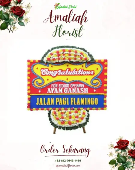 Sewa Papan Bunga Mampir